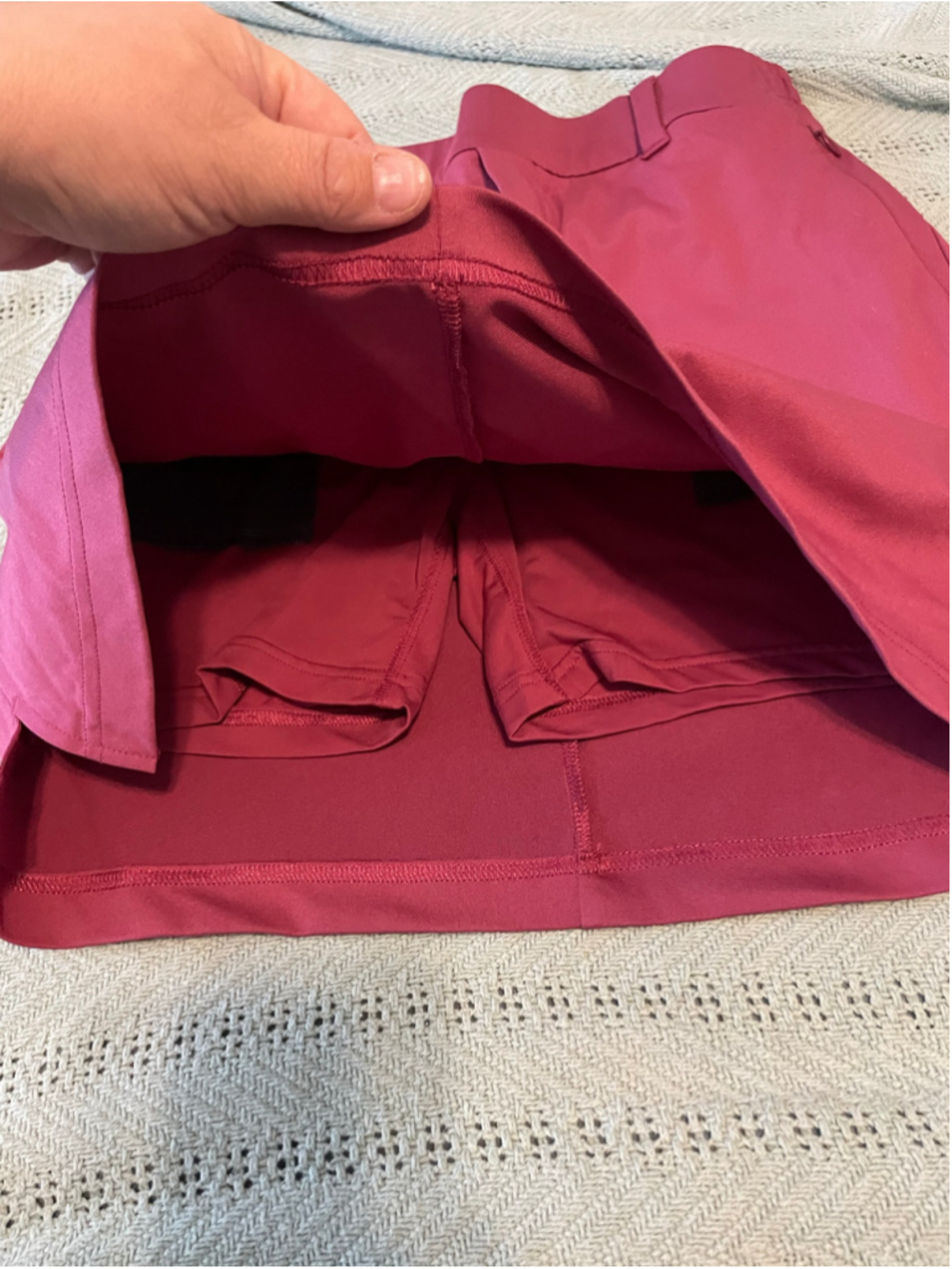 Women's Lands' End dark pink Skort Size XS athleticwear - Picture 4 of 7
